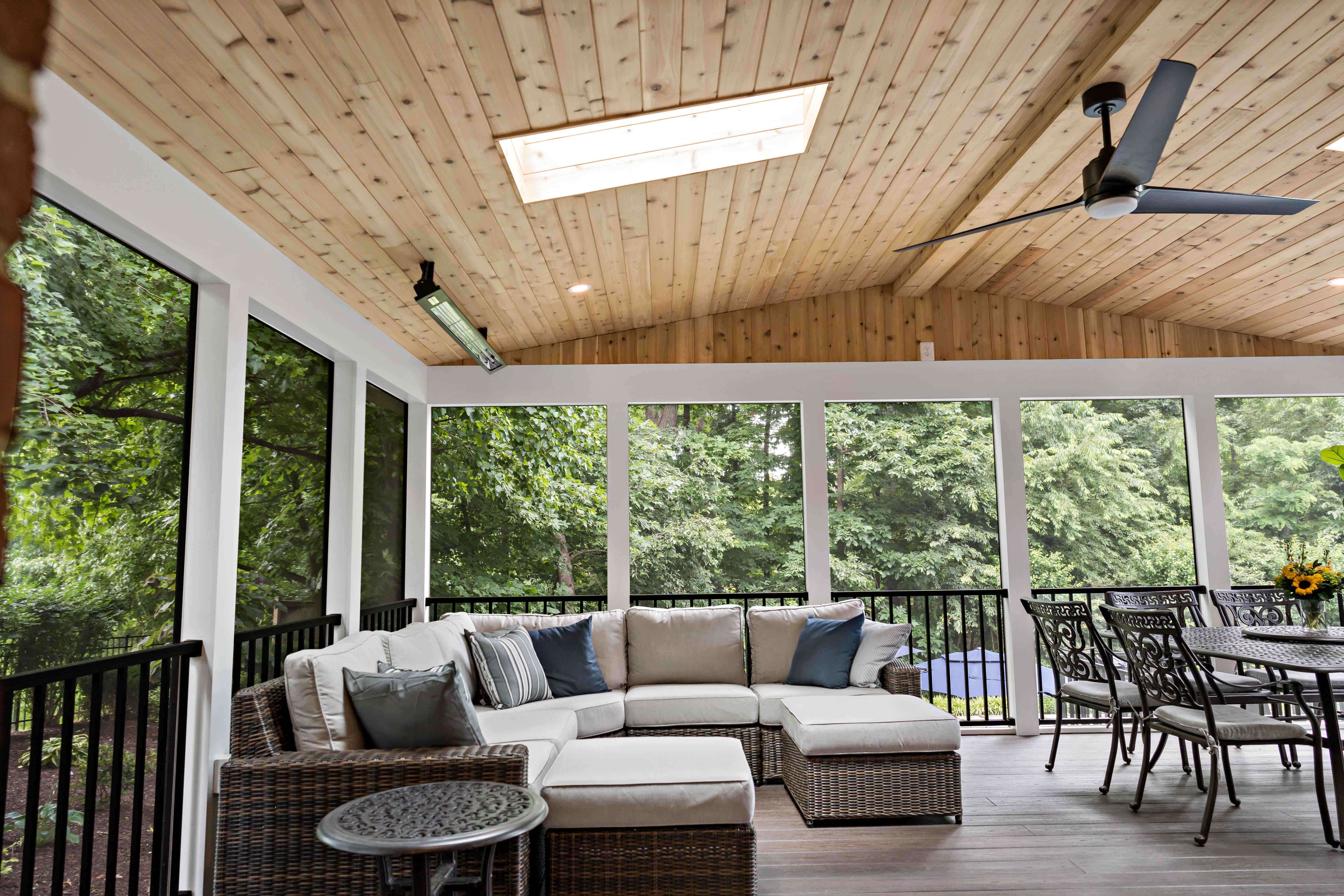 Gorgeous Oakton Home Gym & Screened Porch Additions