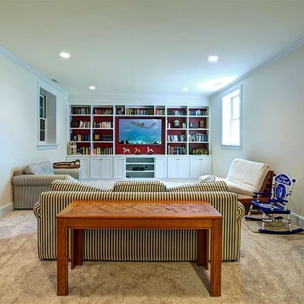 Basement Entertainment Center