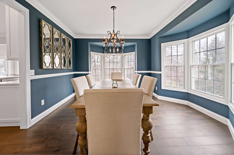 Blue Dining Room Walls