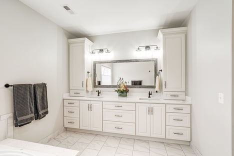 Large Double Bathroom Vanity