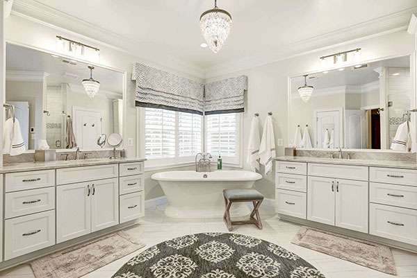 A Stunning Master Bathroom Remodel In Ashburn