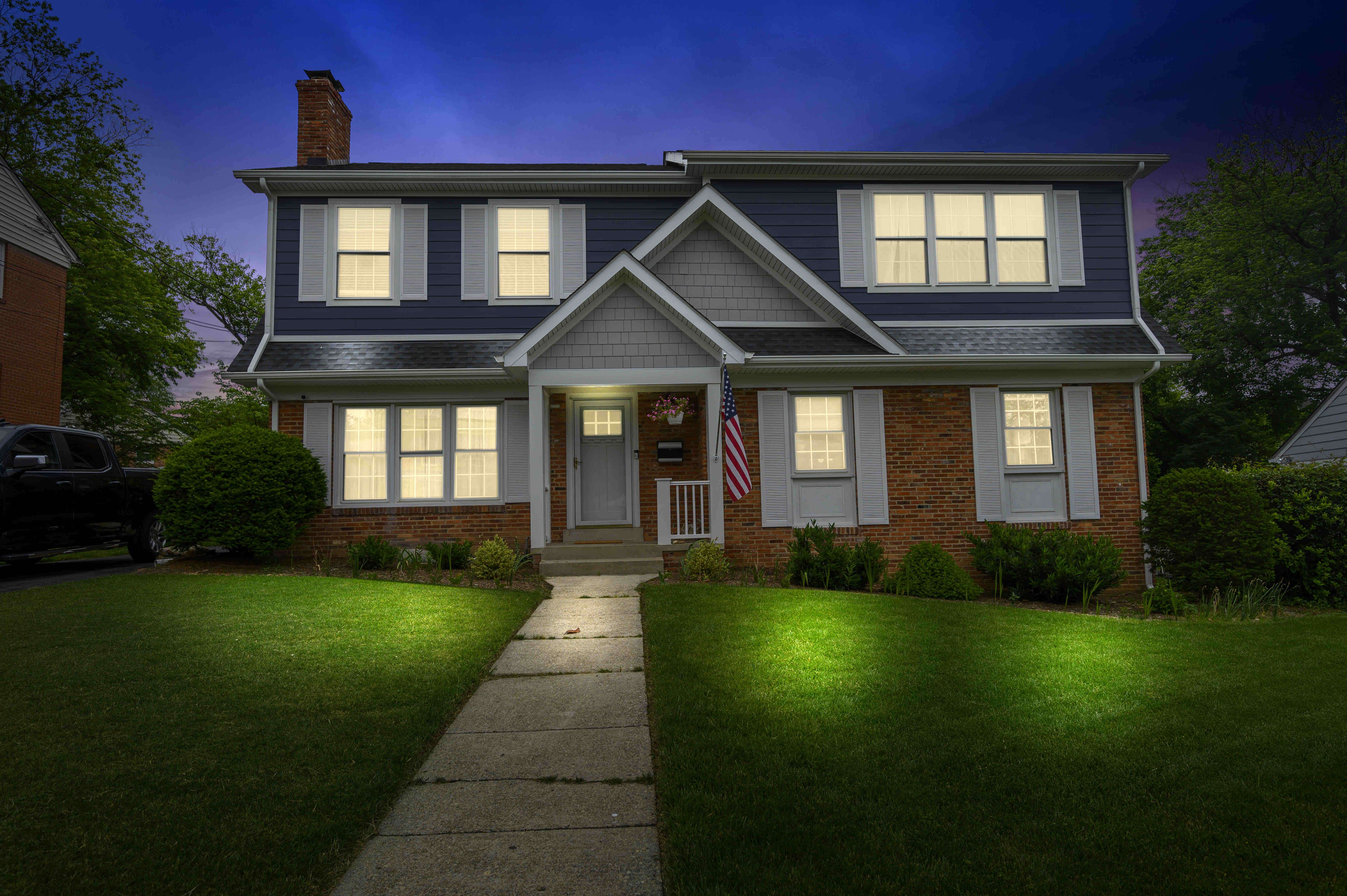 With an entire second floor pop top addition, this Arlington home is now spacious and roomy for this growing family.  