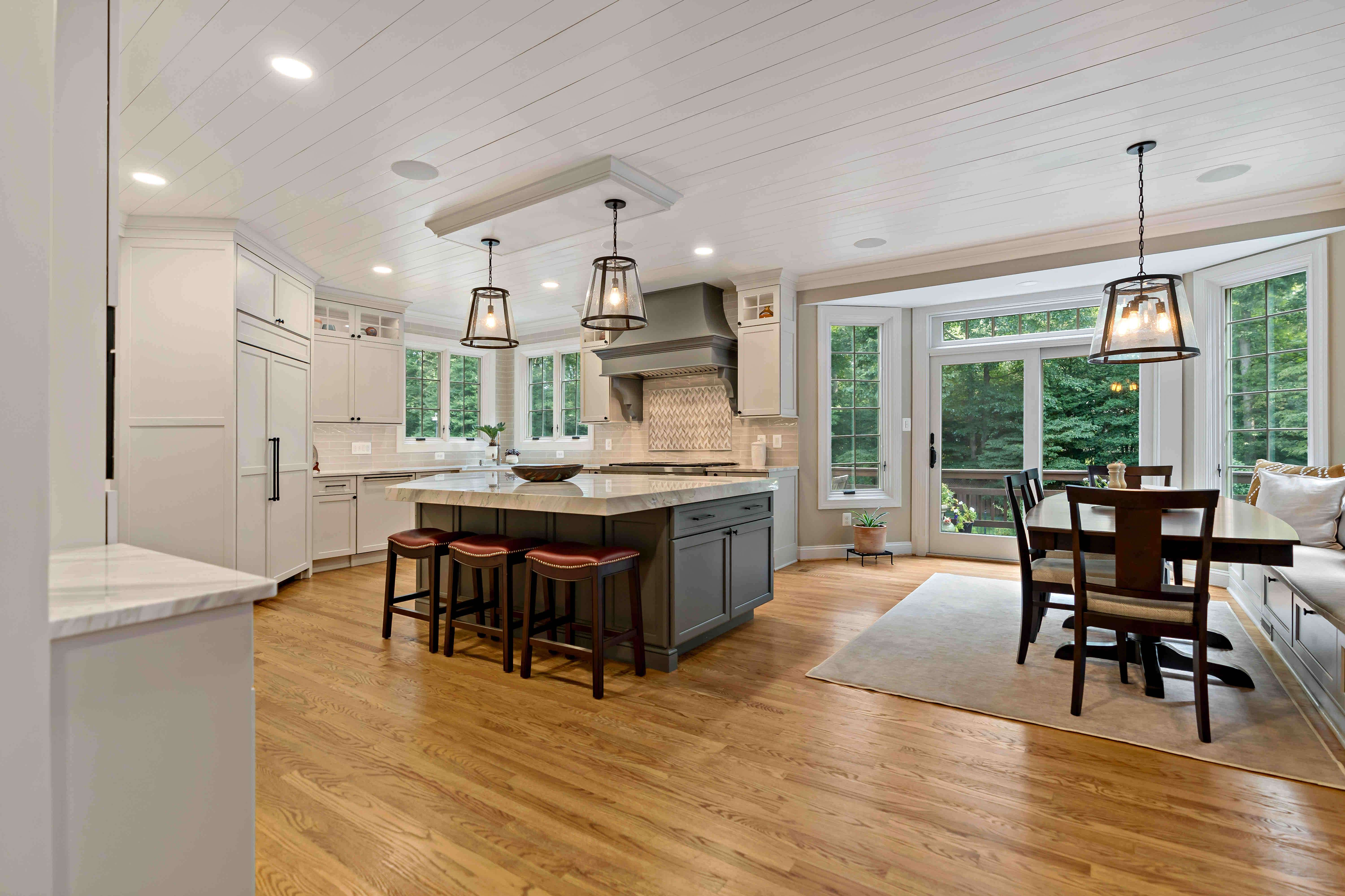 Elegant Farmhouse Kitchen Remodel for Great Falls Home