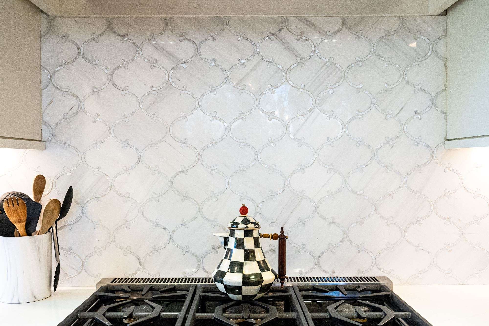 A Wallpaper Backsplash For Your Kitchen! - Driven by Decor